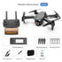 Bucciato E99pro aerial drone with 4K dual camera and three-sided foldable design, ready for high-definition aerial photography.