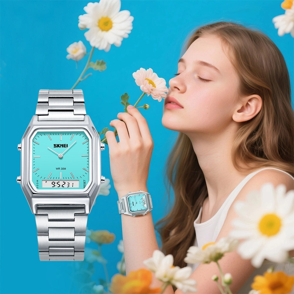 Paar-Business-Armbanduhr, minimalistisch, stilvoll, multifunktional, mit Alarmfunktion