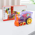 Domino-Zugspielzeug, Babyspielzeug, Auto-Puzzle, automatische Freigabe, Lizenzierung, elektrische Bausteine, Zugspielzeug