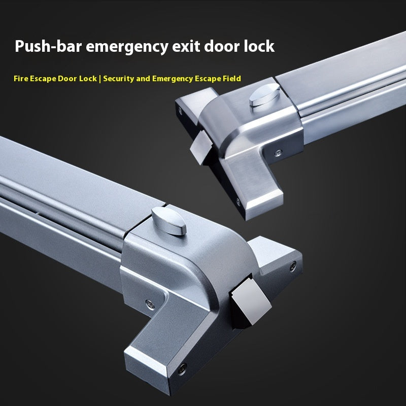 Fireproof Door Lock Stainless Steel Push Lock Fire Safety Door Lock