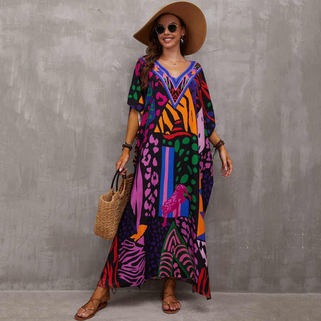 Strand-Cover-up-Rock-Bikini-Badeanzug im Hawaii-Stil