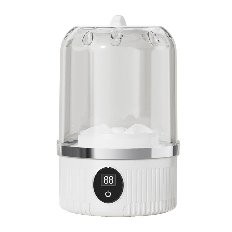 Small wireless underwear washing machine by Bucciato, compact and portable for easy laundry of underwear and delicate items.