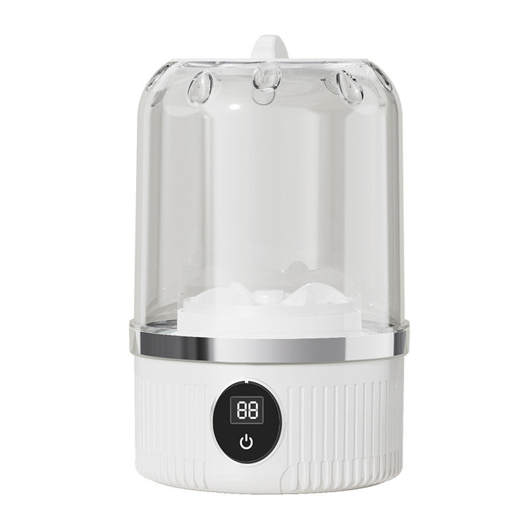 Small wireless underwear washing machine by Bucciato, compact and portable for easy laundry of underwear and delicate items.