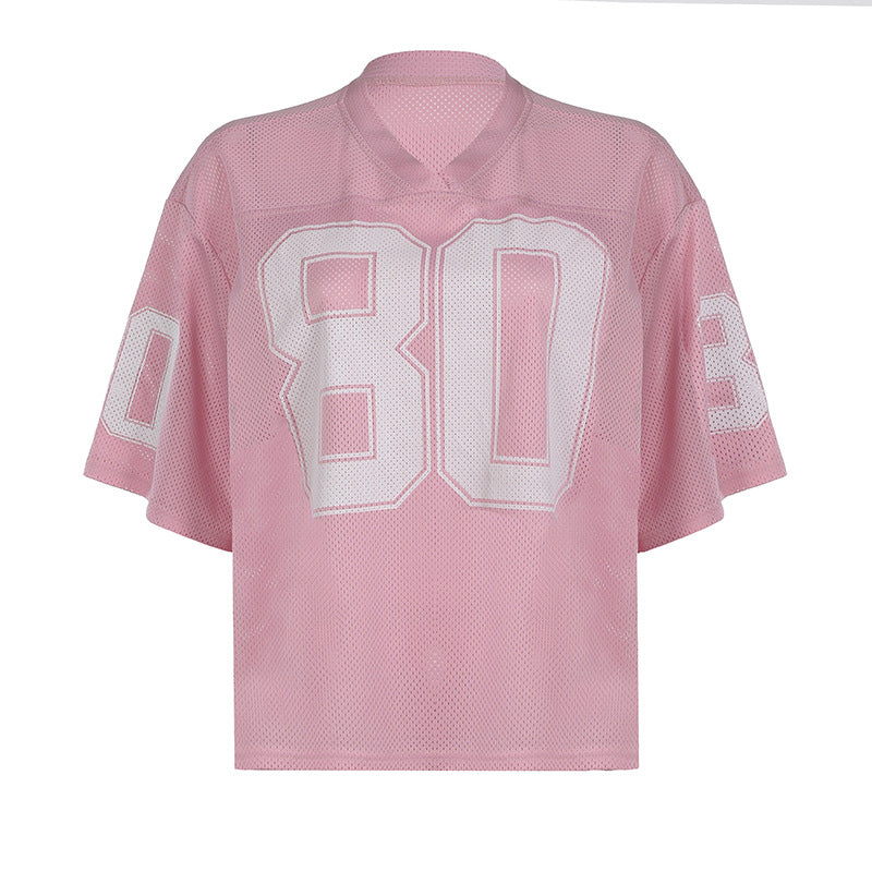 Unisex streetwear T-shirt with digital print, V-neck, short sleeves, in vibrant colors, from Bucciato Multi-Product Store