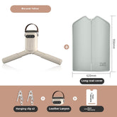 Portable Bucciato folding travel clothes dryer with mini foldable laundry rack, ideal for business trips and dormitory use.