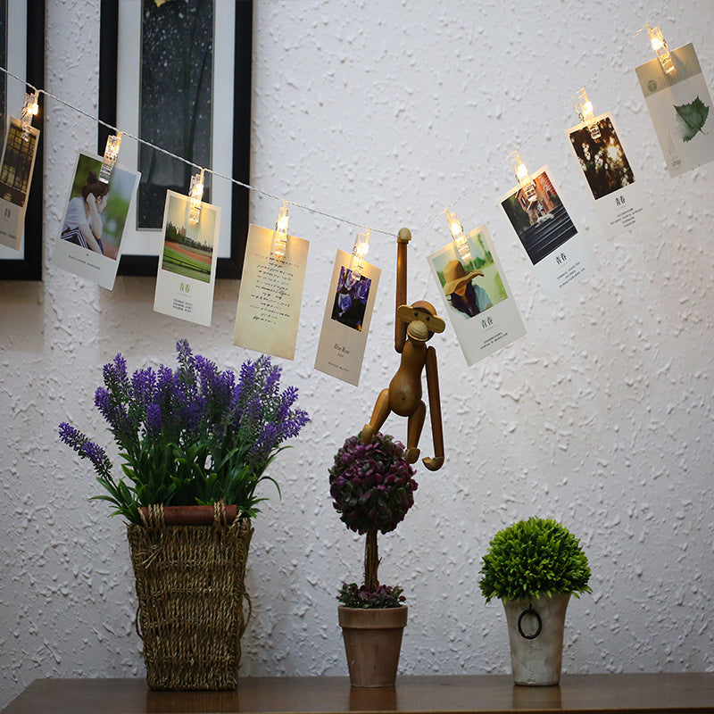 LED Photo Wall Clip Light String