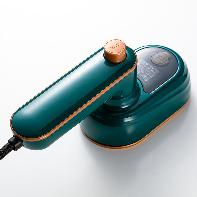 Portable Bucciato mini water spray ironing machine for travel, compact electric iron for clothes drying and ironing.