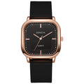Women's Silicone Strap Fashionable Rose Gold Watch