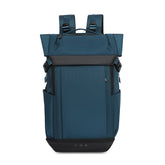 Multi-functional leisure backpack for men by Bucciato, showcasing multiple compartments and adjustable straps.