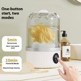 Small wireless underwear washing machine from Bucciato, compact and portable for easy laundry of delicate underwear.