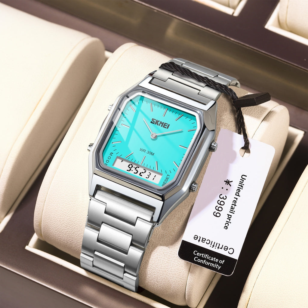 Paar-Business-Armbanduhr, minimalistisch, stilvoll, multifunktional, mit Alarmfunktion