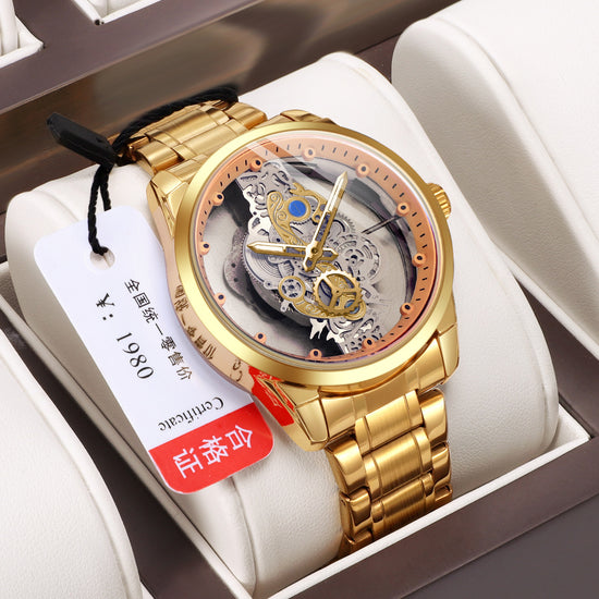 Double-sided Transparent Cutout Automatic Men&