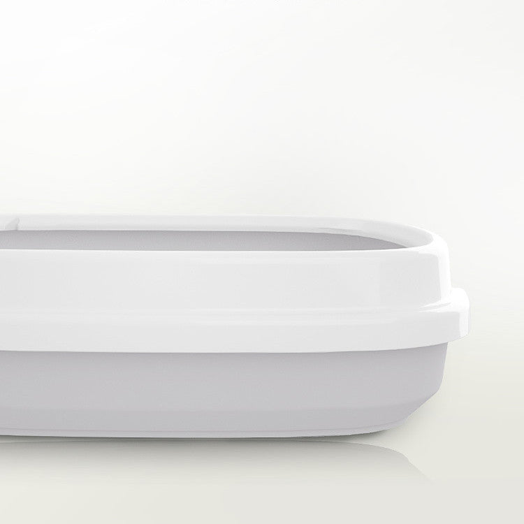 High-quality Bucciato pet toilet cat litter box with scoop, featuring anti-splash design and durable plastic construction.