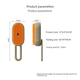 Electric cat and dog steam brush by Bucciato for grooming, massaging, and hair removal in pet grooming supplies.