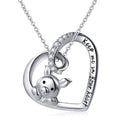 925 Sterling Silver Necklace With A Little Pig Pendant, Single Pendant For Women