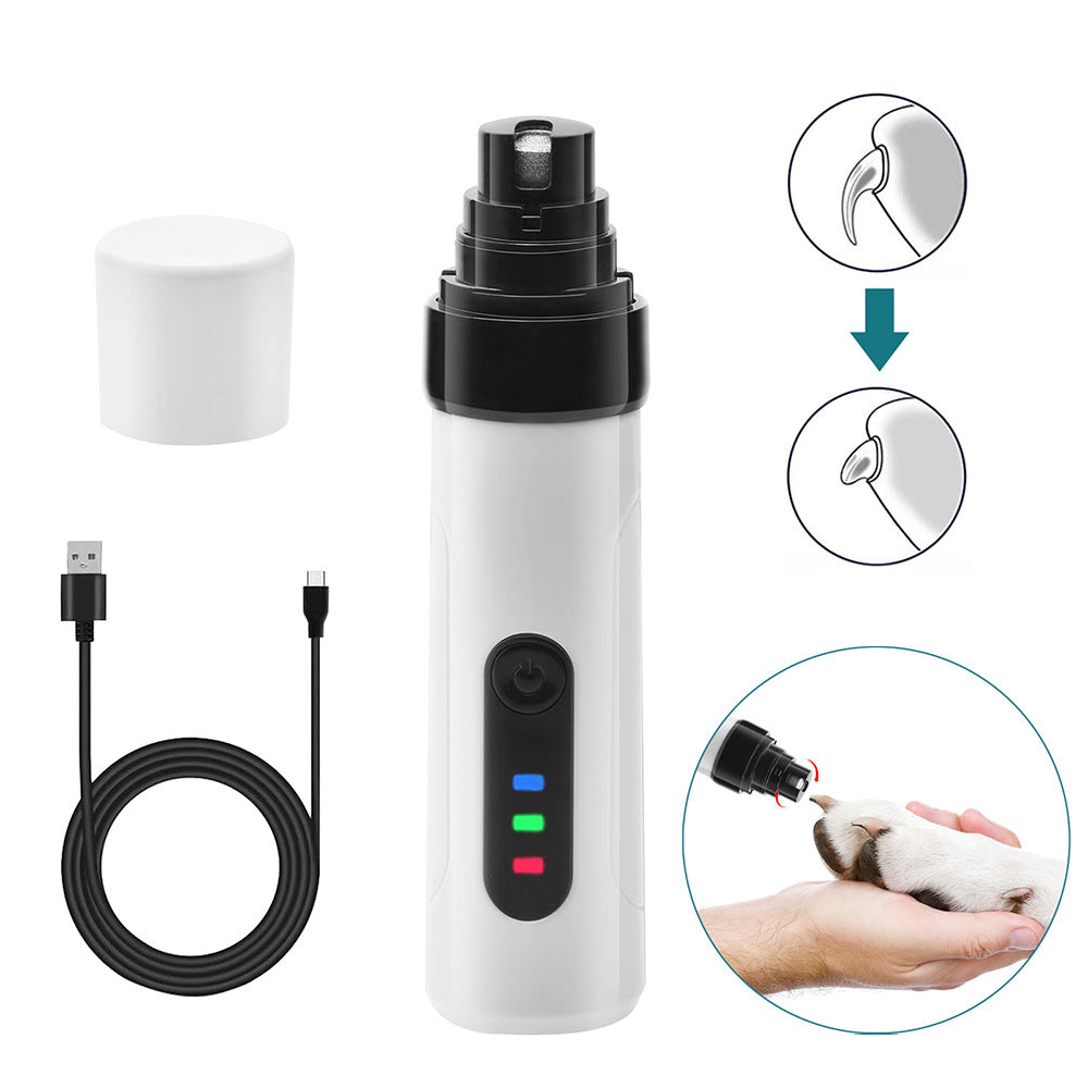 Pet grooming tool: Bucciato multifunctional magnifying glass nail clippers with built-in light for precise pet nail trimming.