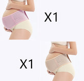 Mid-pregnancy abdominal support by Bucciato, showing a comfortable, adjustable band designed to support the growing belly during pregnancy.