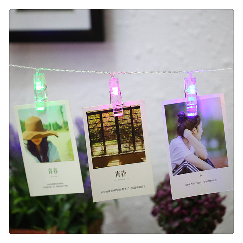 LED Photo Wall Clip Light String