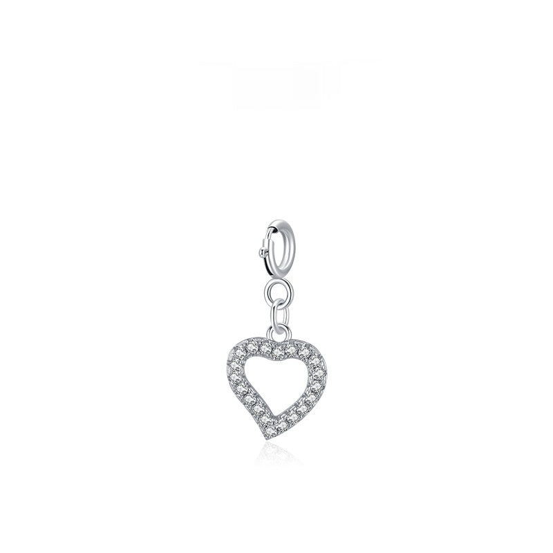 Sterling Silver Fashionable And Minimalist Pendant Korean-style Sweet And Adorable