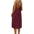 Kleid aus Eisseide und Leinen, Damenmode in großen Größen