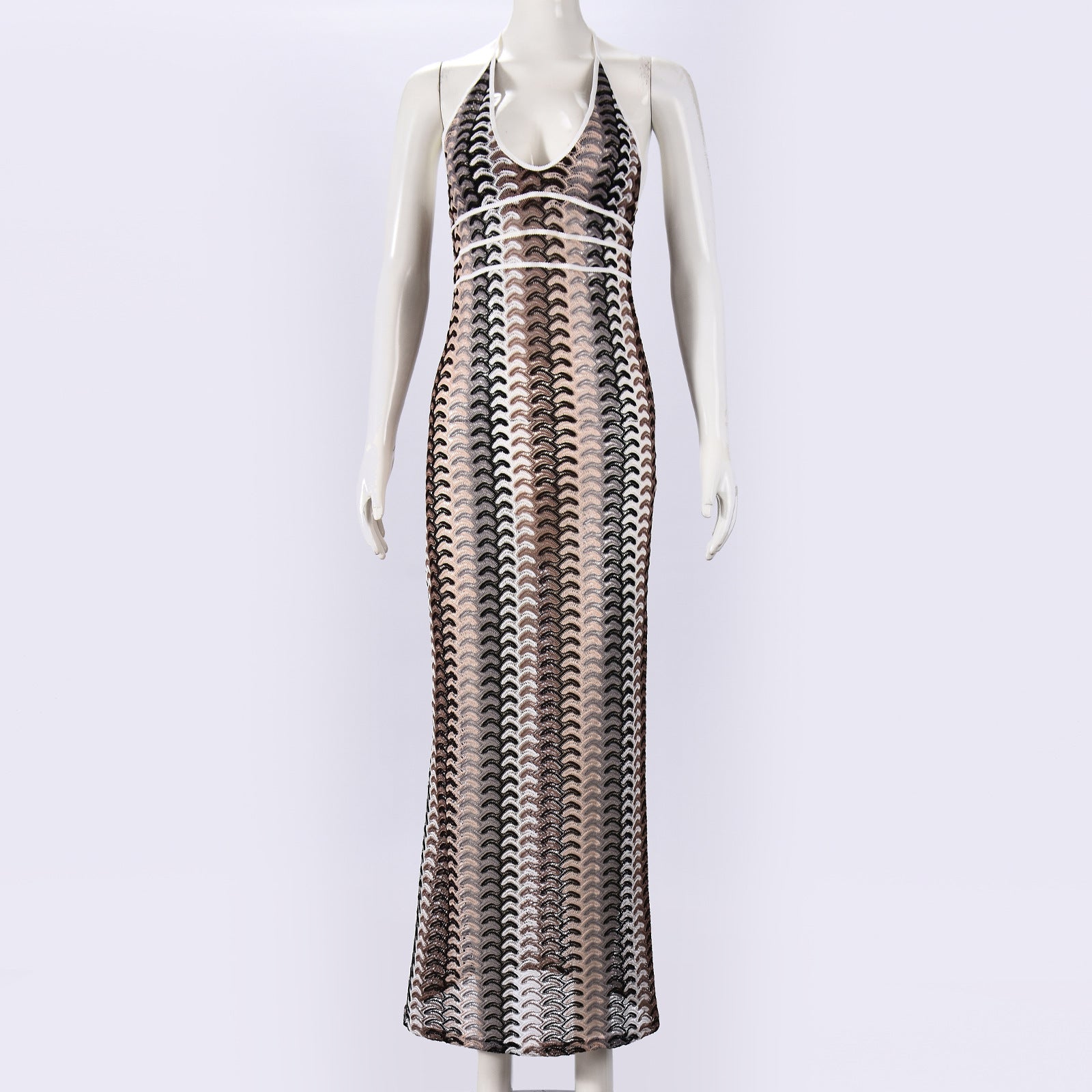 Striped Sexy & Stylish Camisole Dress For Women