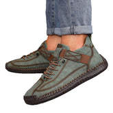 Leather boots for outdoor casual wear from Bucciato, available in large sizes, showcasing stylish and durable footwear.