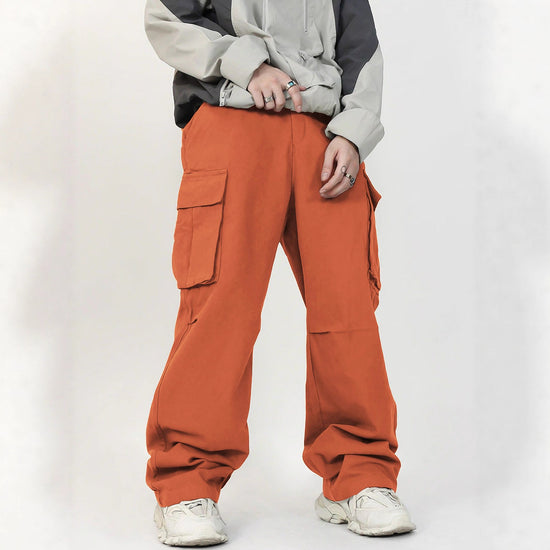 Lässige, lockere Overalls mit dreidimensionalen Taschen