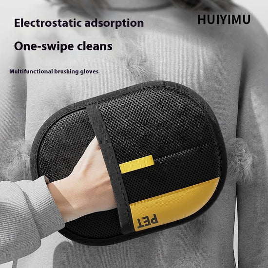 Cat hair cleaner and removal brush with adsorption feature, designed for removing and cleaning cat hair effectively.