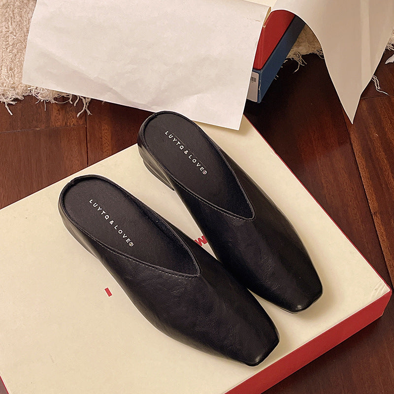 Retro-style Low-cut Soft-soled Work Shoes