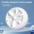 Portable Bucciato Mini Washing Machine with compact turbine design, ideal for small loads and travel use.