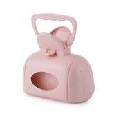 Portable pet cleaning tool and waste pickup scooper from Bucciato, with compact design for easy pet waste collection.